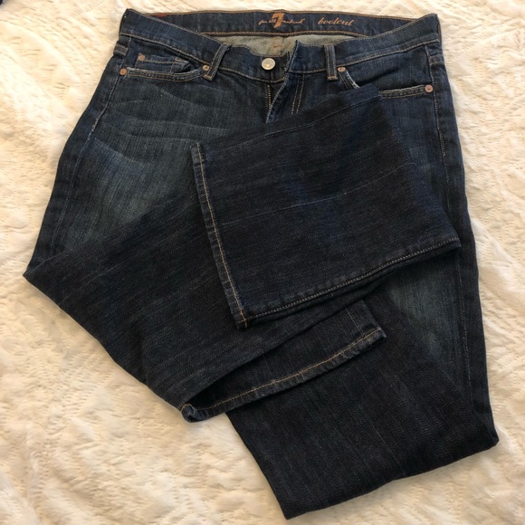 7 for All Mankind Dark Denim Jeans - Picture 4 of 4